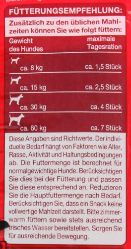Gut & Günstig Lieblings Streifen Hundeleckerli mit Rind, 15er (15 x 200g)