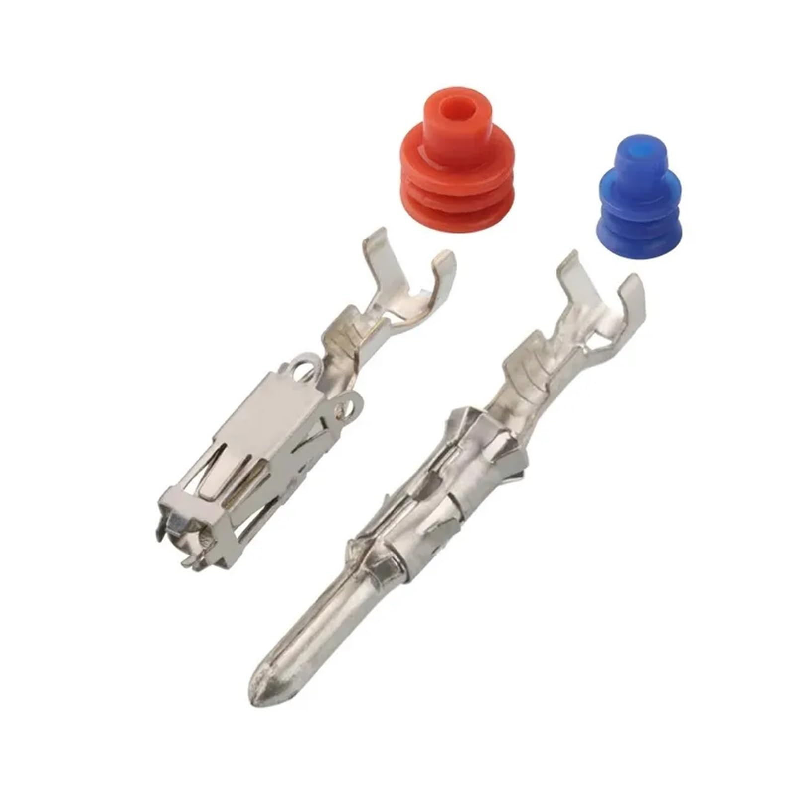 1-20SET DJ3043YB-2.5-11/21 Wasserdichter Auto-Stecker, 4-poliger Kfz-Stecker, Famale-Stecker, inklusive Anschlussdichtung(Male,20 Sets)