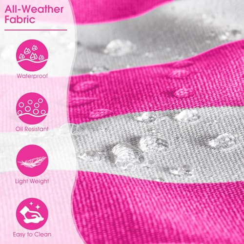 Image of Becokan Women's Pool Swim Bag - Waterproof Sandproof Large Stripe Beach Tote with Zipper