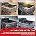 5.5FT Truck Bed Rail Caps Fit for 2015-2024,2025 Ford F150,TPE Bed Side Rail Protector & Tailgate Molding Cover, Automotive Exterior Accessories