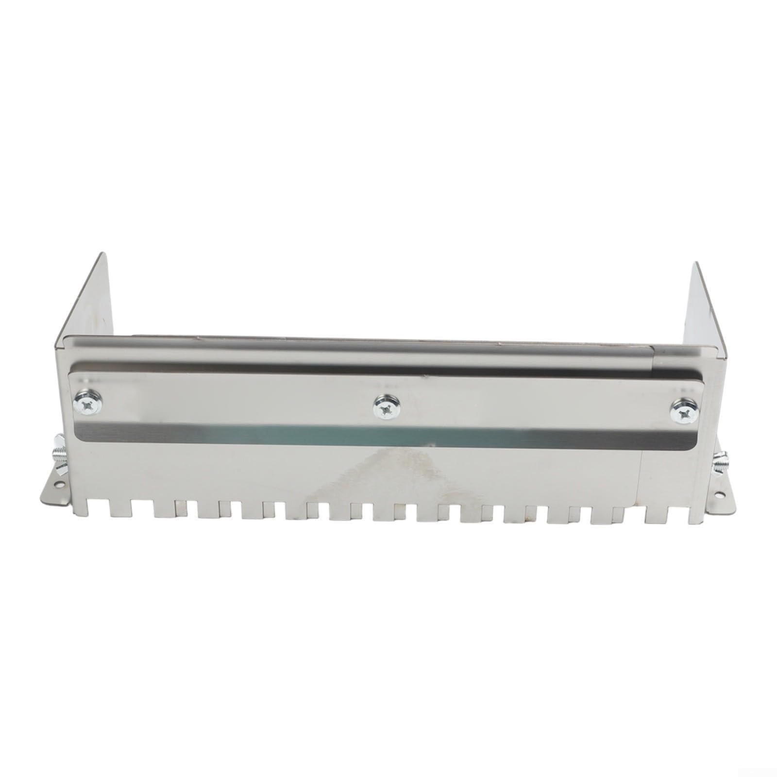 Truelle crantée réglable en acier inoxydable robuste pour l'application de joint, outil pour carrelage, pose murale et au sol, construction professionnelle 30 cm (A)