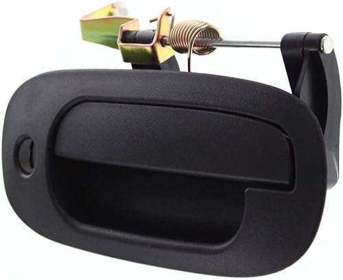 Miniatura 3 de Para Dodge Durango Manija de puerta exterior 1998 99 00 2001 lado del pasajero  Delantero con textura de ojo de cerradura negro para CH1311128