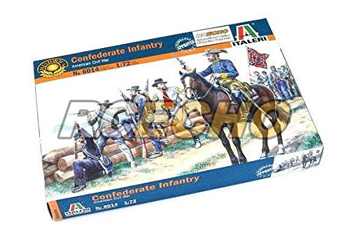Figurines miniatures 1/72 Italeri 6014 infanterie confédérée Guerre de Sécession