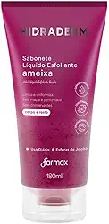 Sabonete Líquido Esfoliante Ameixa Para Corpo e Rosto 180ml - Hidraderm