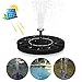 Produktbild VEGKEY Solar Springbrunnen, Solar Teichpumpe Outdoor Wasserpumpe mit 6 Wassersprühzubehör, 2019 Neu Solar schwimmender Fontäne Pumpe für Gartenteich, Fisch-Behälter, Vogel-Bad, Garten Springbrunnen