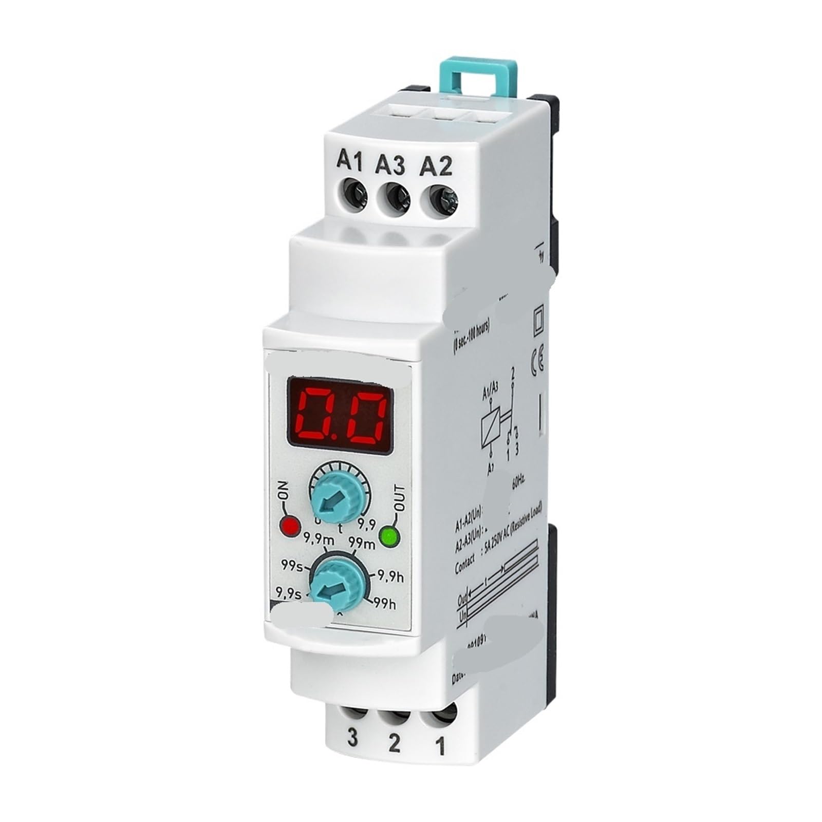 Relè temporizzato digitale DRV-08(220VAC 24VAC-DC)