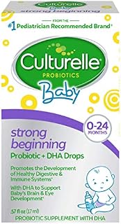 Culturelle Baby Strong Beginning Probiotic + DHA Drops | Promotes Development of Healthy