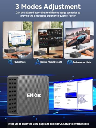 Image of GMKtec Mini PC Intel Core i3-10110U Processor (Beats 4300U /N150) 16GB DDR4 256GB SSD Intel i226-V RJ45 Ethernet Desktop Computer 4K Dual / 4X USB3.2 / WiFi 6 BT5.2 / Nucbox G3 Pro