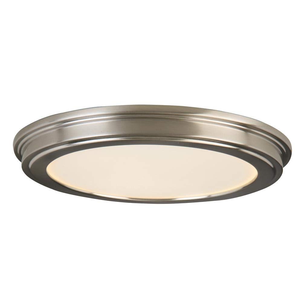 Bеѕt Prоmо Commercial Electric 24-Watt Brushed Nickel Integrated 13 LED Ceiling Flushmount Tор Brаndѕ Commercial Electric 24-Watt Brushed Nickel Integrated 13 LED Ceiling Flushmount