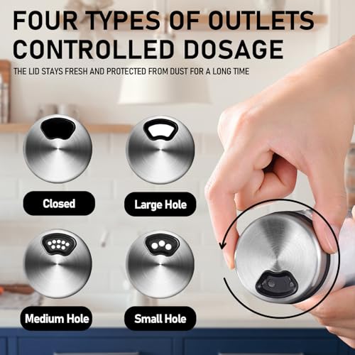 Distributeur de sel rechargeable pour table de cuisine et resto - 7