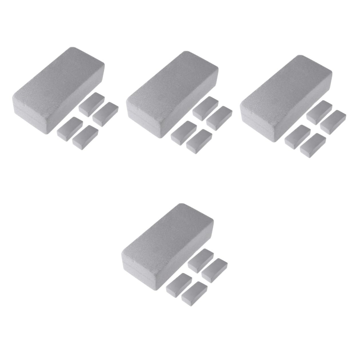 Housoutil Bloques De Floristería Arreglos Diy Sostenedores De Flores Con Capacidad De Absorción De Agua Accesorios Decoración De Bodas Y Hogar 5 Piezas X 4