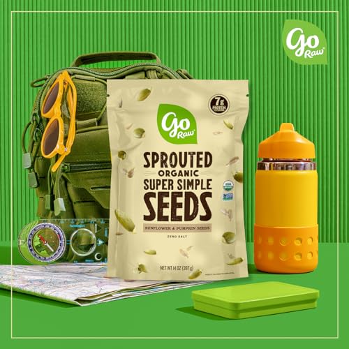 Go Raw , Sprouted Pumpkin and Sunflower Seed Mix| Keto | Vegan | Gluten Free Snacks | Organic | Superfood (Packaging May Vary), 14 oz(Single) (71450-64157), .0 Oz, Unsalted Mix 1 Pound 16.0 Ounce - Image 4