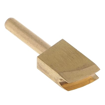 LOOM TREE 4mm Head Slotted Width Brass Leather Edge Solder Soldering Iron Tip DIY Tool Leathercrafts | Leathercraft Tools | Other Leather Tools