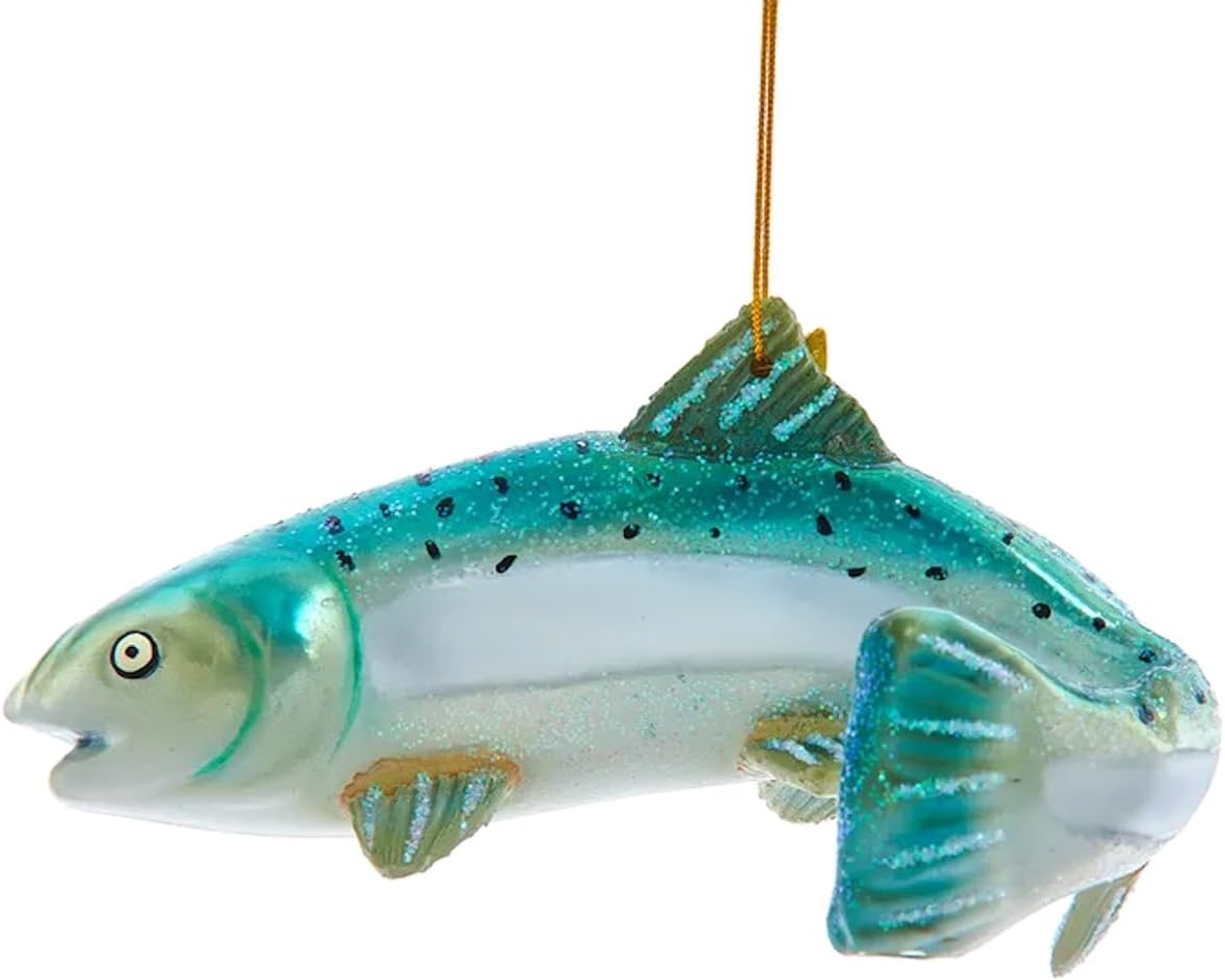 The Bridge Collection 5" Chinook Salmon Ornament Home for