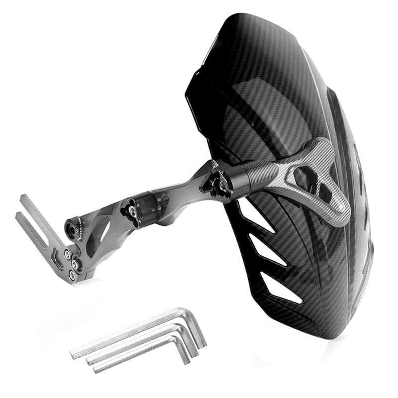 Image of MIPPO Carbon Fiber Rear Fender for N1S, U+b, M2, NGT & Little Monkey Bikes | Modified Scooter Mudguard Accessory