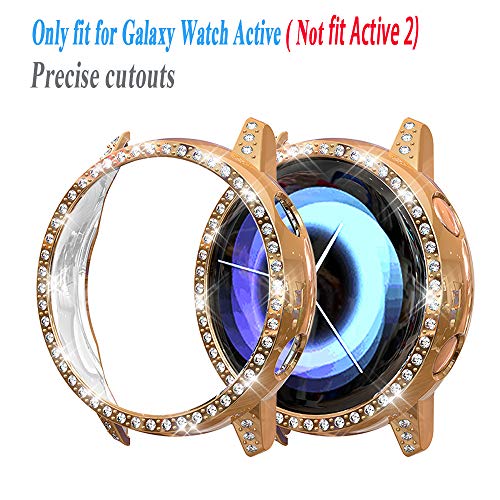Case Compatible with Galaxy Watch Active 40mm Smartwatch PC Protective Cover Women Girl