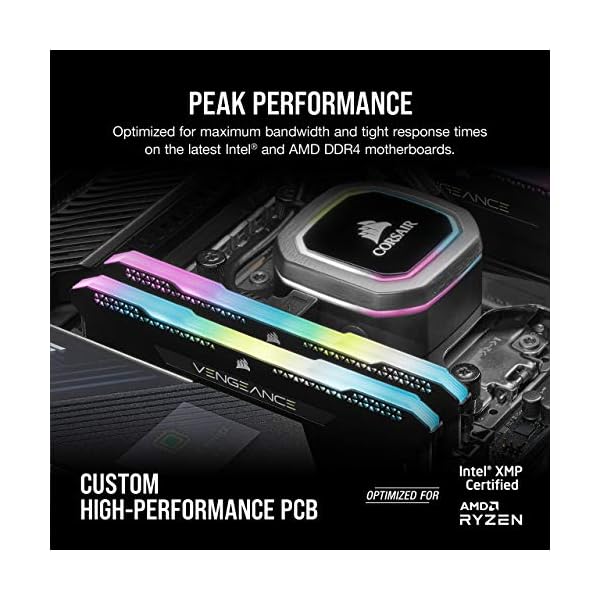 CORSAIR Vengeance RGB Pro SL 32GB (2x16GB) DDR4 3600 (PC4-28800) C18 1.35V Módulos de Memoria de Alto Rendimiento Módulos de Memoria de Alto Rendimiento - Negro - Image 5
