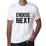 Homme Tee-Shirt Choisir La Suite – Choose Next – T-Shirt Vintage Blanc XL