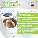 reinerDENT3 Dental Ultraschallgerät inkl. Prothesenbürste + 50ml Probe Prothesenreiniger...