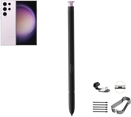 HXHN S23 Ultra S Pen (sin Bluetooth) Reemplazo para Samsung Galaxy S23 Ultra 5G Stylus Pen Reemplazo de Touch Pen + Puntas (Lavanda)