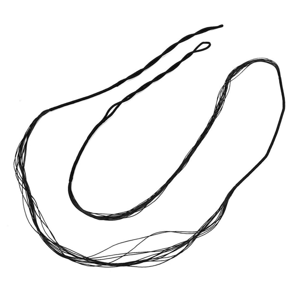 CORHAD 12-Strand String 57inch Recurve Bowstring Black Endless for Easy Length Adjustment