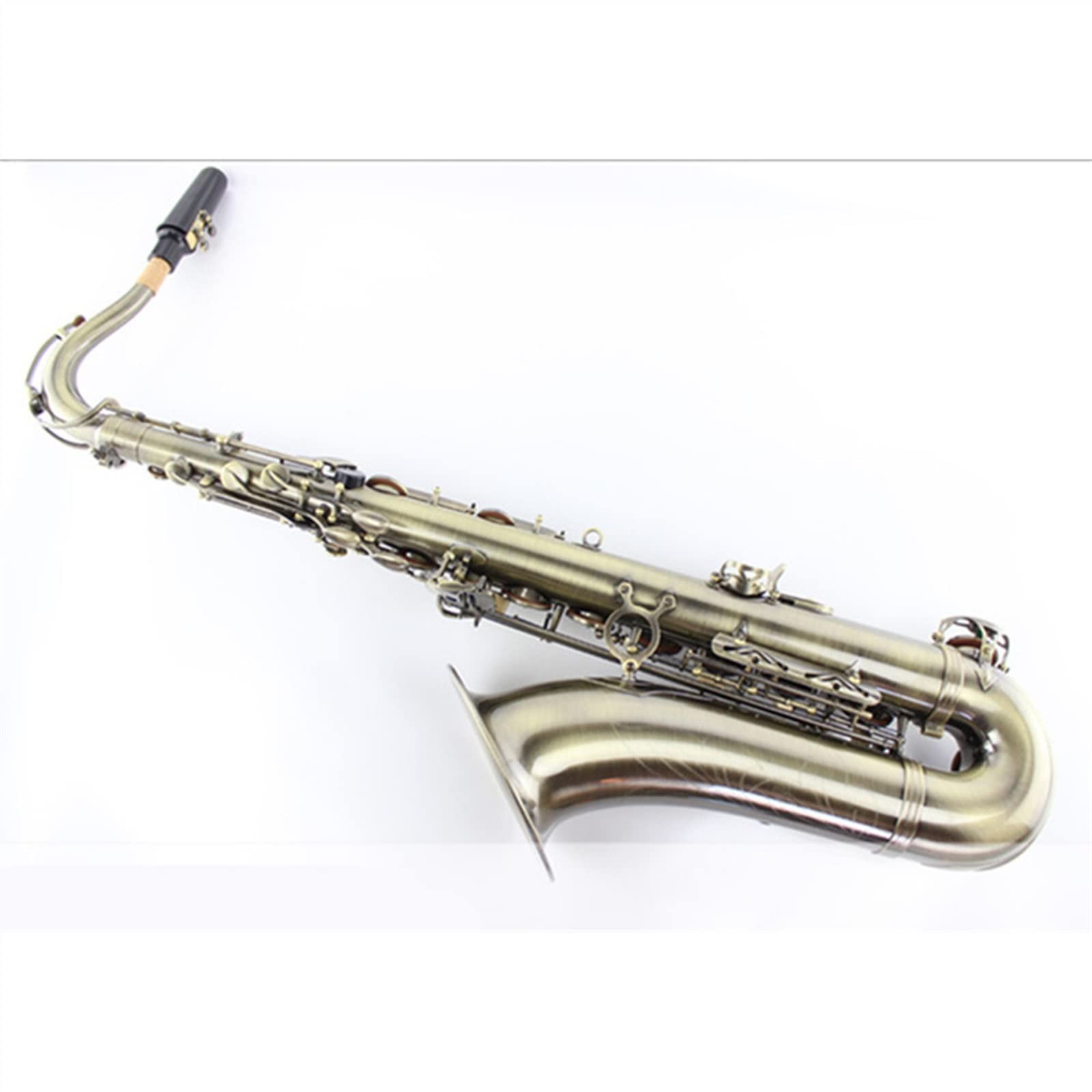 Saxofón Profesional Saxofón Tenor BB Superficie De Latón Instrumento De Viento De Madera Saxofón Instrumentos Musicales con Estuche