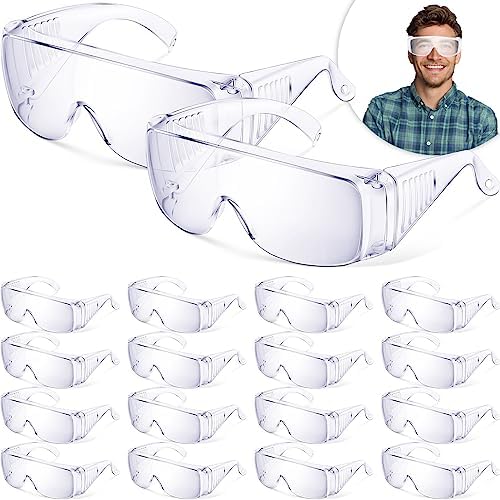 Kanayu 50 Pairs Safety Glasses Bulk Protective Safety