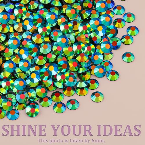 Image of Resin Jelly Rhinestones for Crafting with B7000 Jewelry Glue, 1 Box Emerald Black Flatback Crystal with 3Pcs 10ml Glue, Bedazzling Non Hotfix Gems for DIY Tumblers Clothing Shoes Manicure