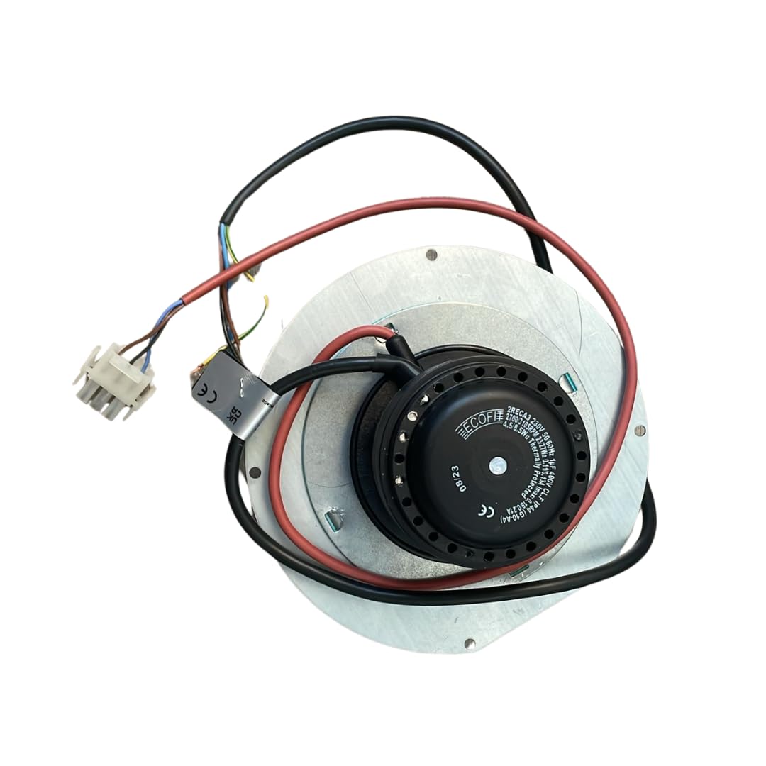 XODO STORE Extractor - Extractor de Humos para Estufas de pellets con Motor ECOFIT 2RECA3 e Impulsor en Acero AISI 430.