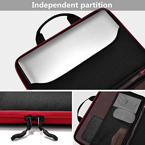 Image of Hseok Laptop Sleeve 13-14 Inch Case Briefcase Compatible with MacBook Neo Pro 14 M5 /M4 /M3 /M2 /M1, All Models 13.3 Mac Air /Pro, XPS 13 14, Most Popular 13 inch-14 inch Notebooks,B01K03