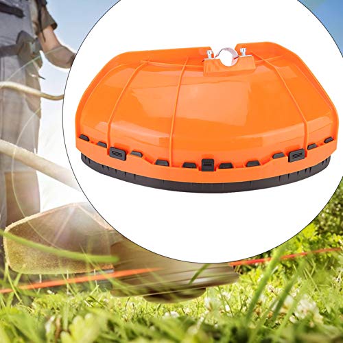 BORDSTRACT Plastic Brushcutter Guard, 26mm 28mm Orange Lawn Mower Trimmer for Petrol Strimmers and Brush Cutters Dustproof Shield Cover Accessory - Image 3
