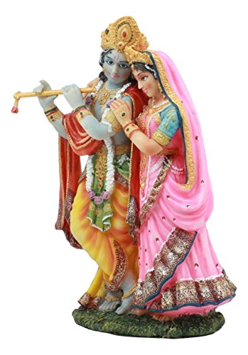 Estatua Radha y Krishna de 8 pulgadas Ebros Gift miniatura 3