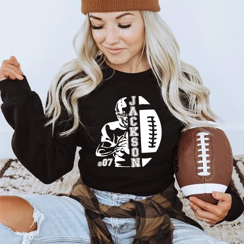 Personalized Women's Football Shirts - Game Day Mom & Lover Gift Shirts3