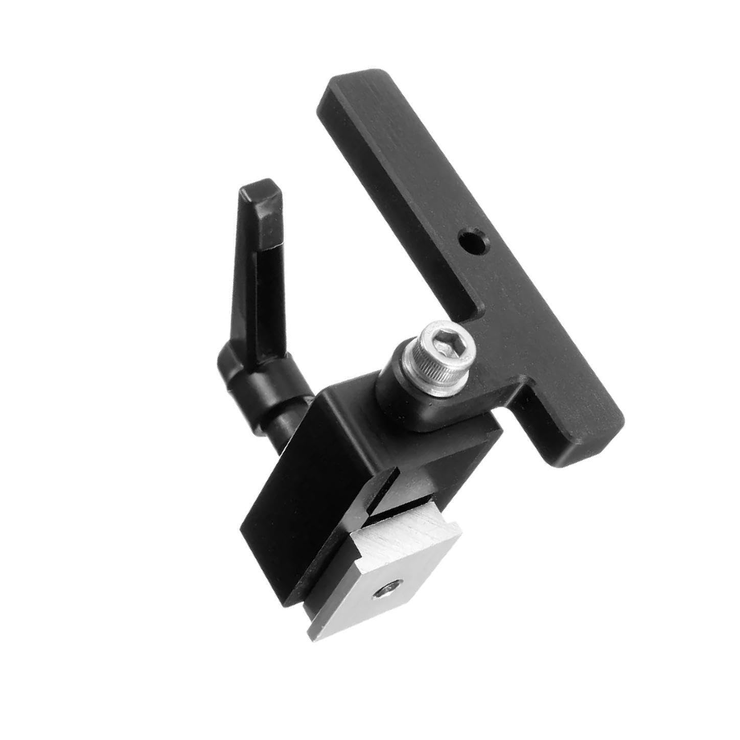 Qixcxaz Woodworking Limiter Configured With Miter Track Stop Ensures Reliable Length Control For Every Wood Project T-Slot T-Track Flip Stop Woodwork T Slot Miter