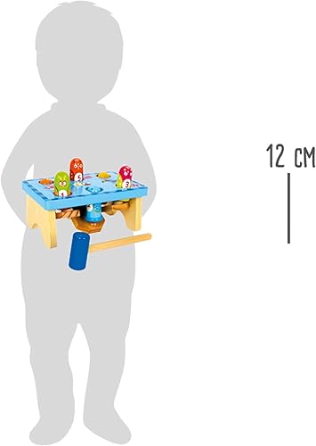 Miniatura 5 de small foot juguetes de madera - Smack The Bird Knock Playset con martillo