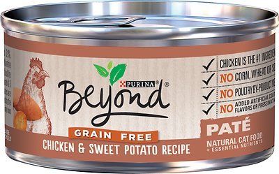 Purina Beyond 178480 3 oz Purina Beyond Pate Chicken & Sweet Porota Cat Food - Pack of 12