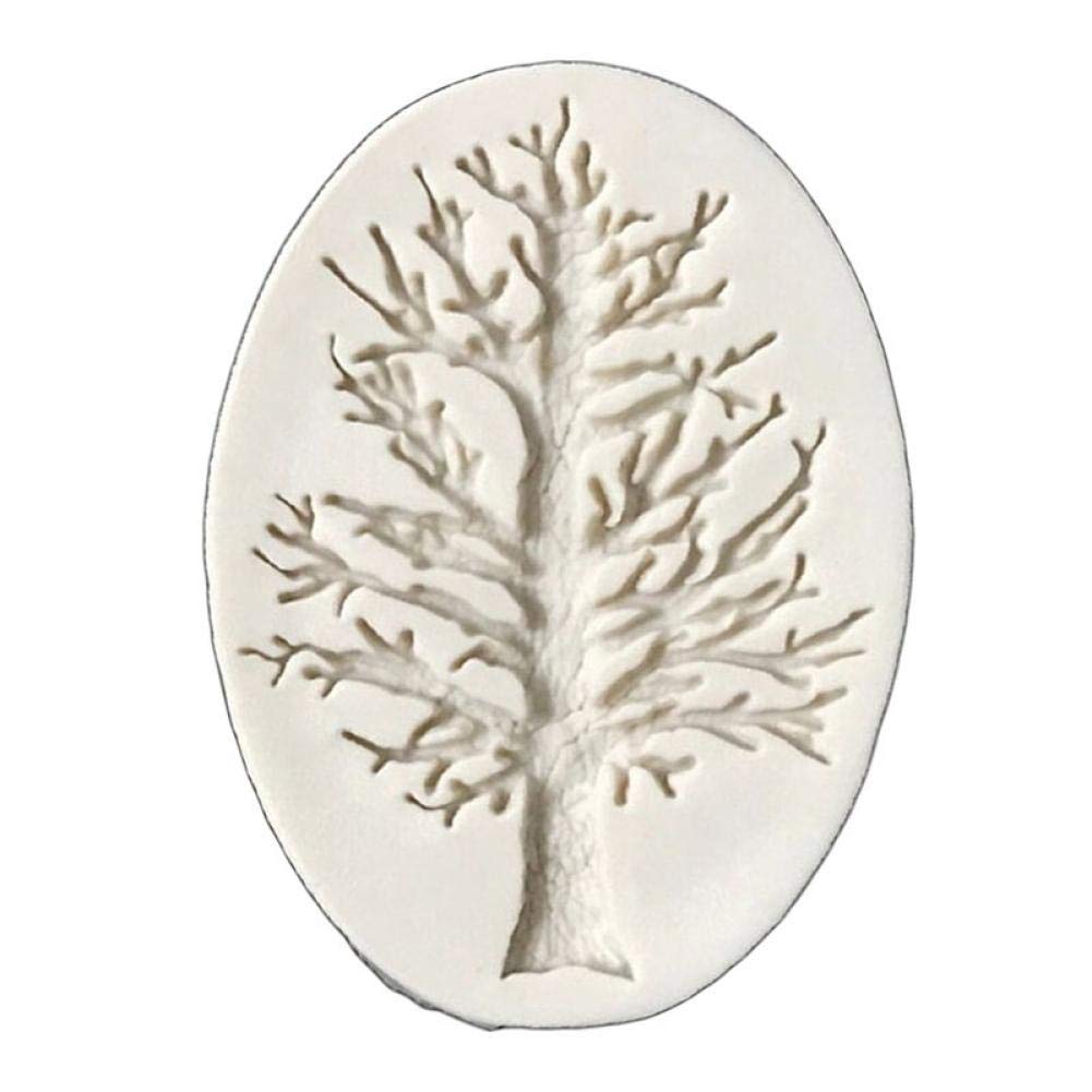 Byfri White Trees Silicone Mould For Cake Decorating, Cupcakes, Sugarcraft, Candies And Clay