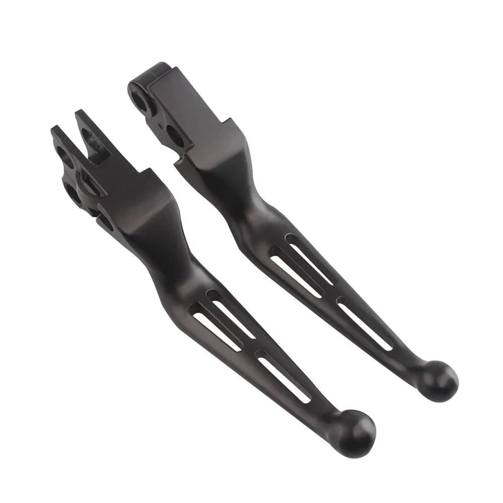 ETEKGVYVA Clutch Brake Lever Set for FXDB for Softail Fat Boy for Sportster 883 1200 Motorcycle Accessories Hand Control Brake Clutch Lever(Black)