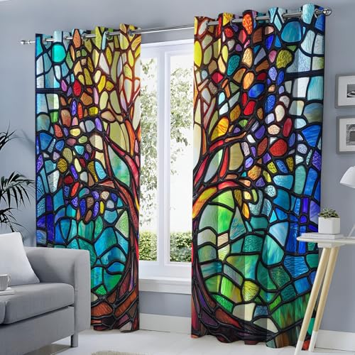 Rideau opaque à oeillets pour fenetre chambre et salon cozy - 5