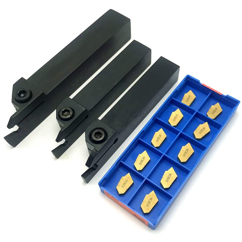 Tool Part for CNC External Groove Holder ZQ1616R ZQ2020R ZQ2525R Install Grooving Insert SP200 SP300 SP400 Insert Metal Lathe Tool - (Angle: ZQ2020R-4 / Shank Diameter: No Insert)