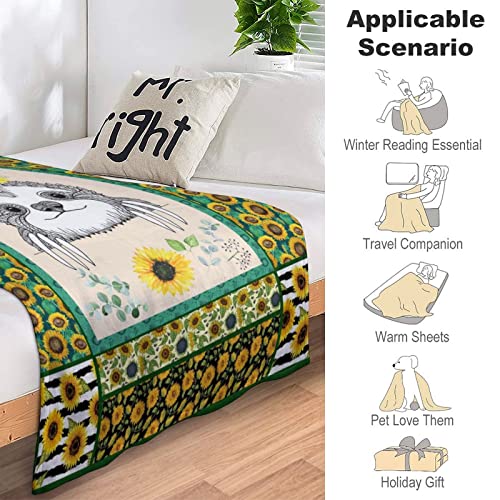Sunflower Sloth Blanket For Kids Teens Adults Soft Fleece Reversible Anti-Pilling Flannel Sloth Throw Blanket Gifts For Women Men Kids Adults-60 X 50"(Youth) #TOP4
