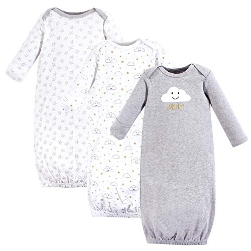 Image of Hudson Baby Unisex Baby Cotton Gowns