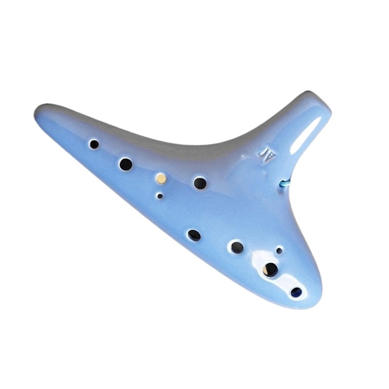 Ocarina 12dołkowa Alto C Kolorowa Glazura Dla Początkujących I Profesjonalistów(Pink)