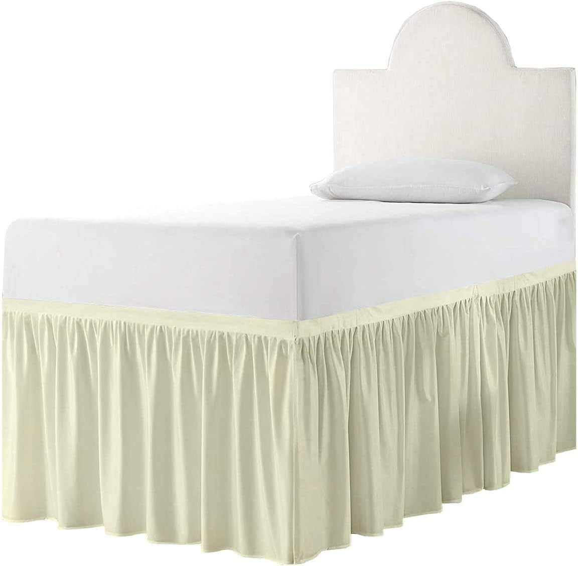 Dorm Room Bed Skirt Ruffled Dorm Sized College Dorm Bed Skirt Long Bed Skirt Dorm Extra