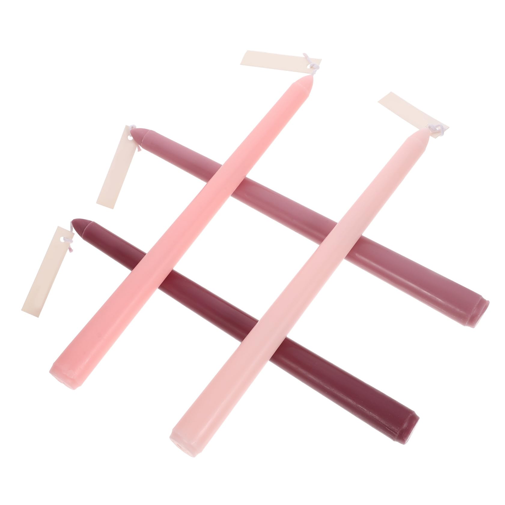 4pezzi Candele Decorative Lunga Astina Candele Profumate Romantiche Per Matrimoni e Di Candela Gradiente Con Fragranza