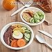 ECOLipak 16 oz Paper Bowls, [150-Pack] Compostable Paper Bowls Bulk, Heavy-duty Disposable Bowls for Hot And Cold Food 6