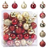 Photo Gallery kindpma 50 pezzi palline per albero di natale rosso e oro palline di natale di plastica Ø4 cm decorazione dell albero di natale, palle di natale decorazioni per albero di natale Photo Gallery kindpma 50 pezzi palline per albero di natale rosso e oro palline di natale di plastica Ø4 cm decorazione dell albero di natale, palle di natale decorazioni per albero di natale