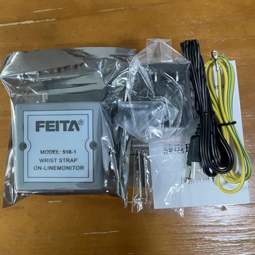 Image of FEITA ESD Wrist Strap Online Monitor 518-1 Single Constant Anti Static Wristband Alarm Workstation
