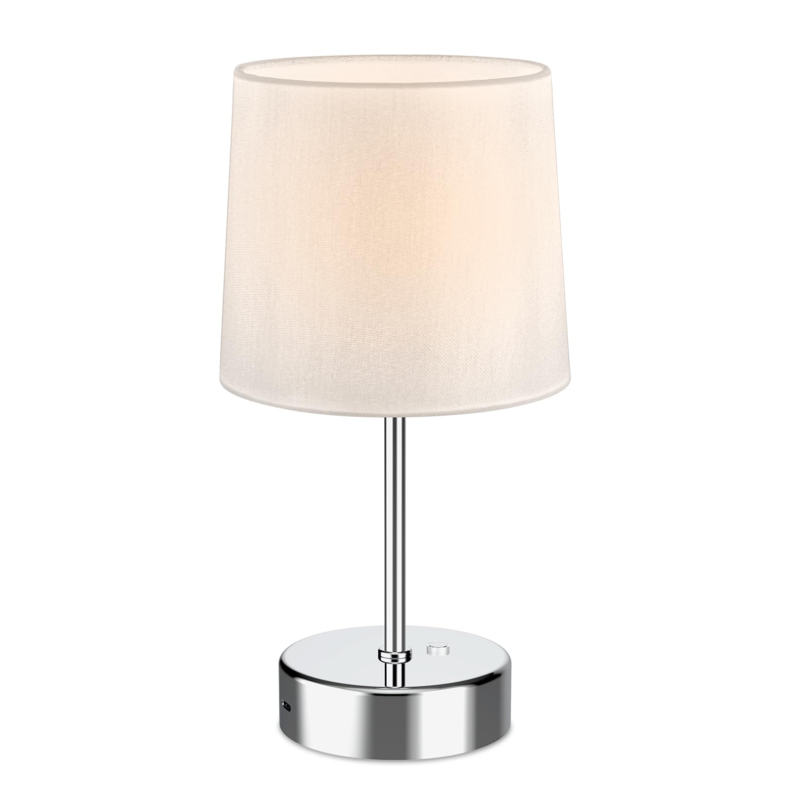 Cordless Table Lamp, Portable LED Desk Lamp, 5000mAh Rechargeable Battery Powered Night Light, Stepless Dimmable Touch Lamp for Bedside, Bedroom, Dining Room, Bar, Camping, Balcony