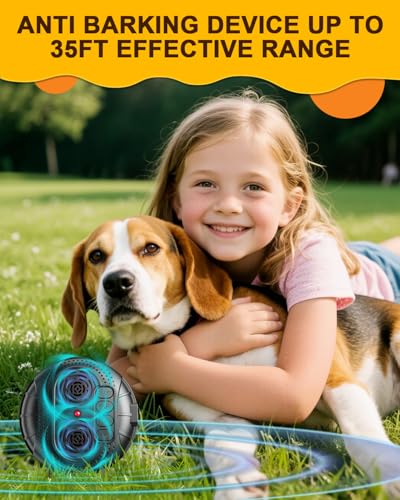 Anti Barking Device for Dogs, Rechargeable Safe Dog Barking Deterrent Device with 3 Modes, Ultrasonic Dog Barking Device with 35Ft Range for Home, Garden & Outdoor Use - Image 5